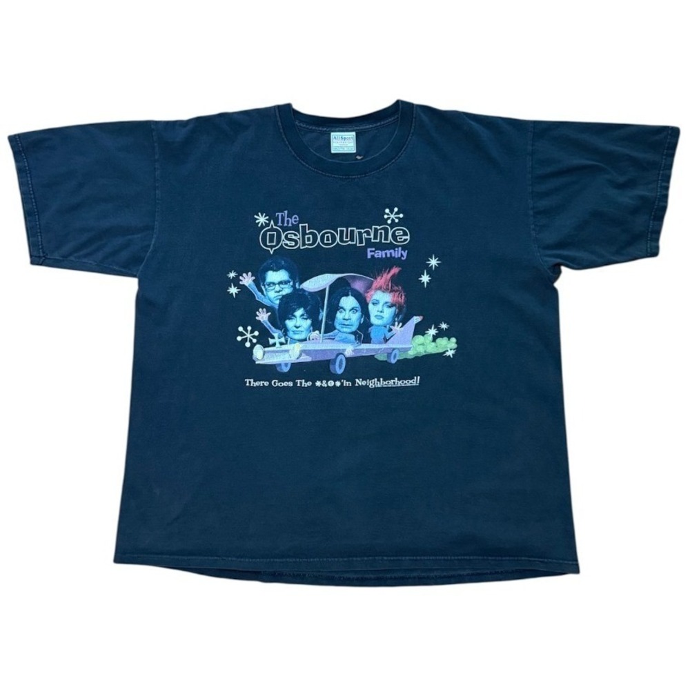 Vintage Y2K The Osbournes Family MTV Show Promo Ozzy Osbourne Graphic T-Shirt